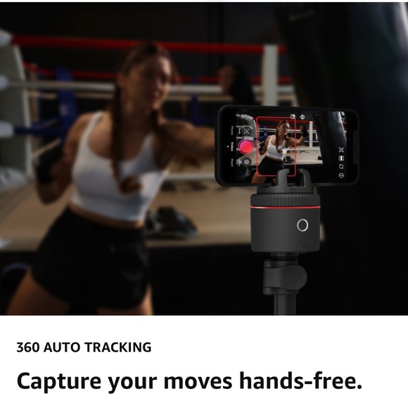 Pivo Pod Silver Auto Tracking Face Body Horse Phone Holder 360° Rotation - Picture 11 of 14